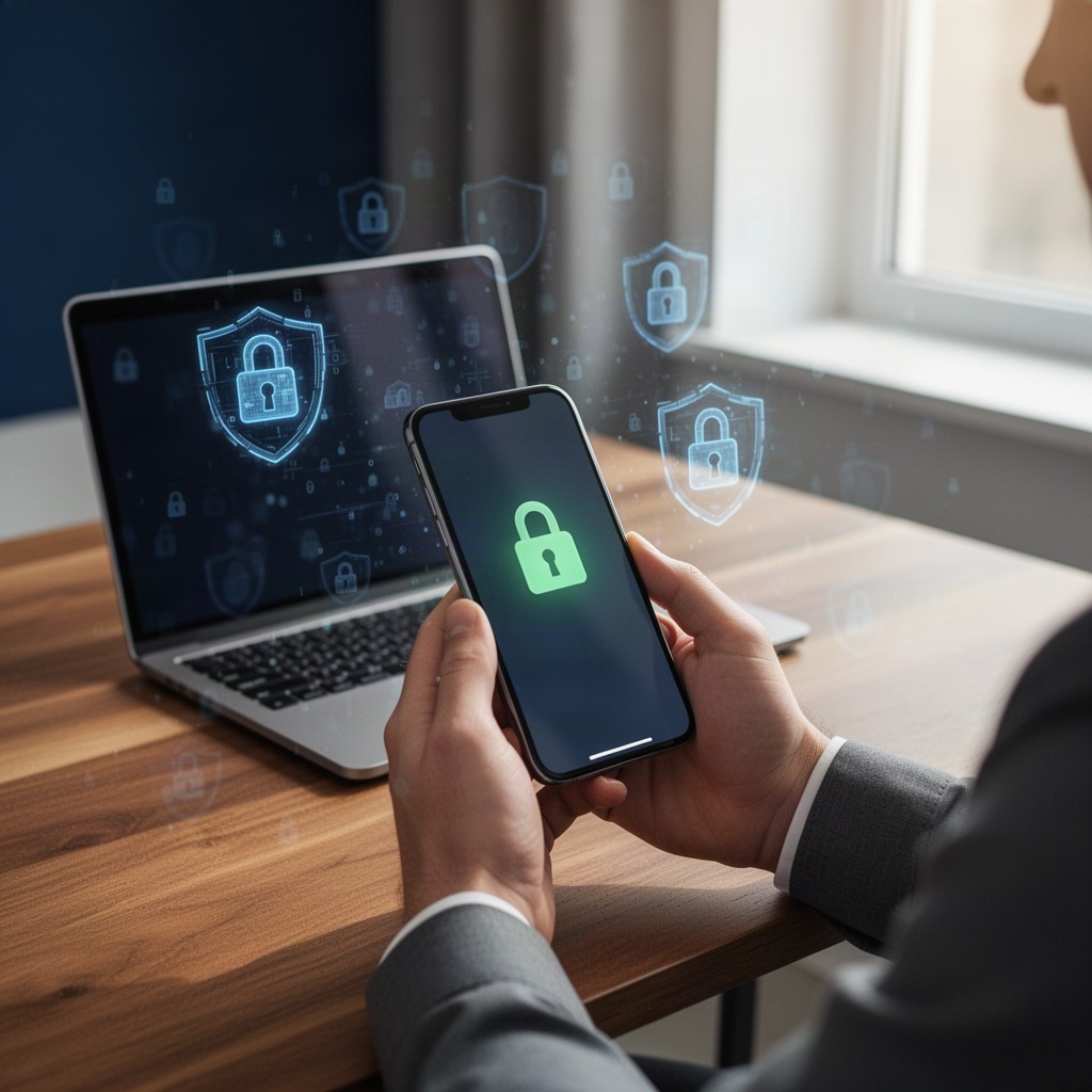 Member accessing secure digital banking through the NFCU Member Sign In on a laptop and phone